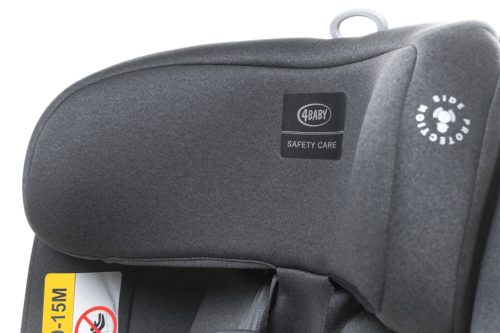 4Baby Go-fix i-Size 76-150cm biztonsági gyerekülés-Graphite