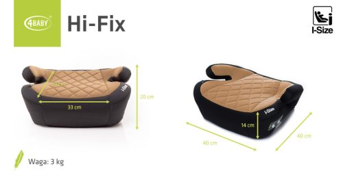 4BABY HI-FIX I-Size ülésmagasító - Mokka