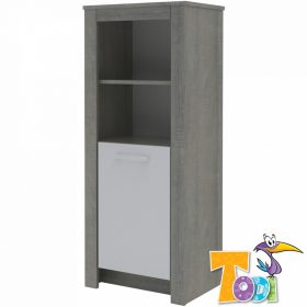   Todi Cube keskeny nyitott + 1 ajtós szekrény - KIÁLLÍTOTT BÚTOR