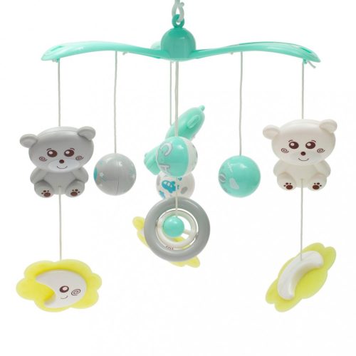 Baby Mix elektromos zenélő-forgó, menta