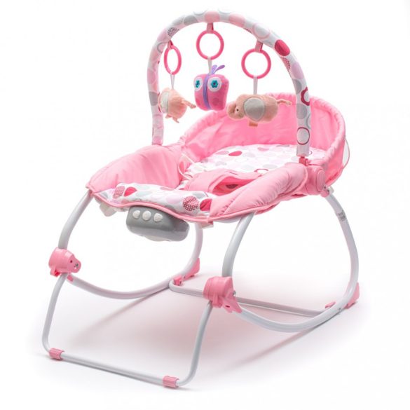 Baby mix hintás rezgő pihenőszék-Rózsaszín