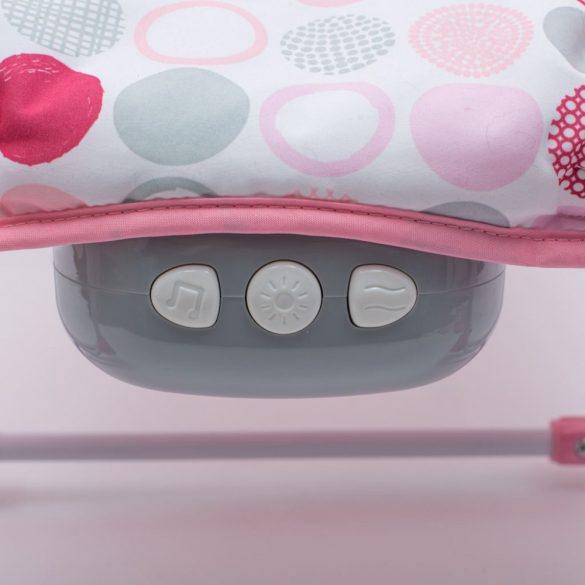 Baby mix hintás rezgő pihenőszék-Rózsaszín