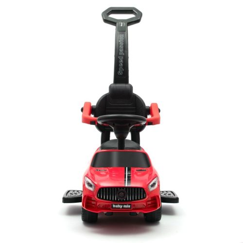 Baby Mix tolókaros bébitaxi versenyautó -Piros