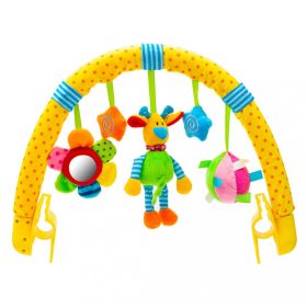 Baby mix babakocsira íves játék-Zsiráf