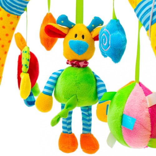 Baby mix babakocsira íves játék-Zsiráf