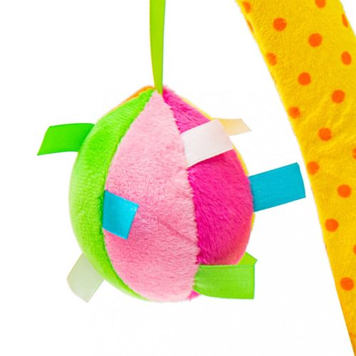 Baby mix babakocsira íves játék-Zsiráf