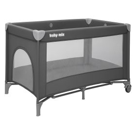 Baby mix utazóágy Simple-Szürke