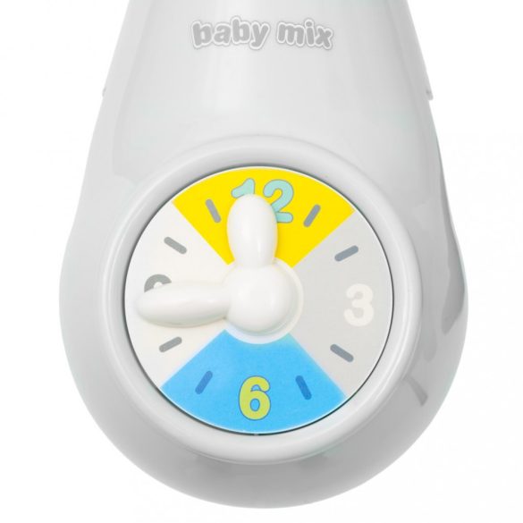 Baby Mix elektromos zenélő-forgó, szürke