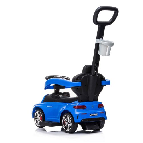 Baby mix Mercedes Benz C63 AMG Coupe szülőkormányos bébitaxi -Kék