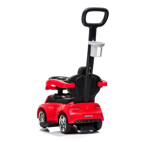 Baby Mix Mercedes Benz  C63  AMG  szülőkormányos bébitaxi-Piros