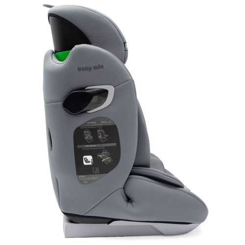 Baby Mix Hero pro I-Size 76-150 cm biztonsági gyermekülés-Grey