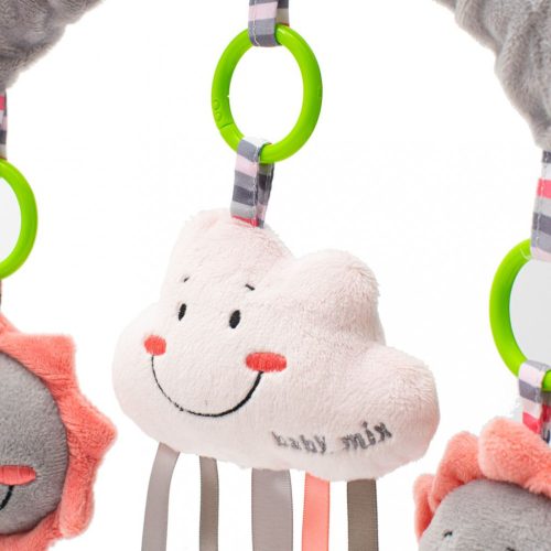 Baby mix babakocsira íves játék-Felhőcske