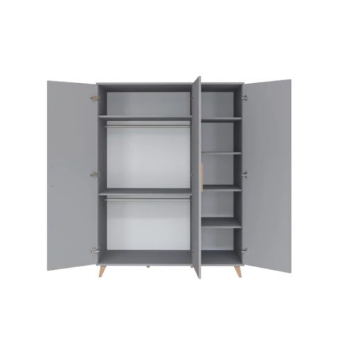 Faktum Flip Grey 3 osztású szekrény