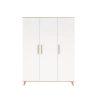 Faktum Flip White & Oak 3 osztású szekrény