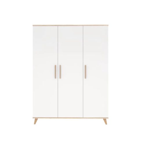 Faktum Flip White & Oak 3 osztású szekrény