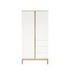 Faktum Loop White & Oak 2 osztású szekrény