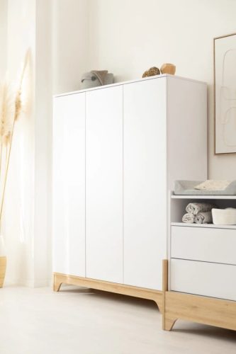 Faktum Lumina White 3 osztású szekrény