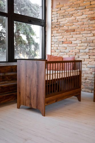 Faktum Nest Walnut átalakítható 120-as babaágy