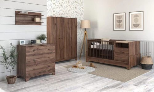 Faktum Nest Walnut 3 osztású szekrény